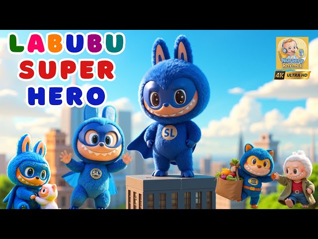 Labubu Super Hero - Nursery Rhymes | Lagu Labubu | Lagu Anak Indonesia | Labubu Bahasa Indonesia