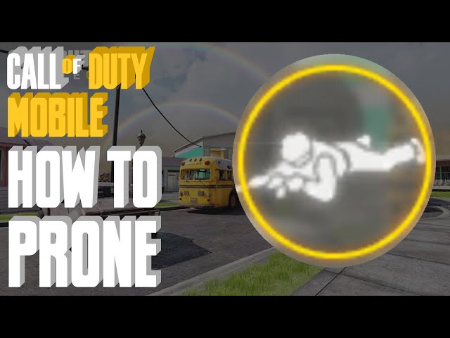 How To Enable PRONE Button In Call Of Duty Mobile 2022 | COD Mobile Tips