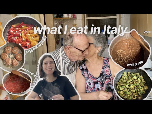 What I eat in a week at my Nonna's in Italy 🍝