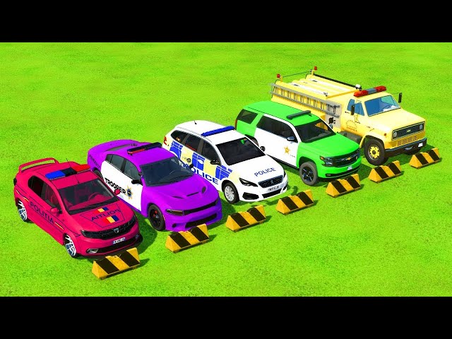 DACIA DIACA DASTER, VOLSKWAGEN, AUDI POLICE CARS, FORD AMBULANCE EMERGENCY TRANSPORT!FS22 PART 94