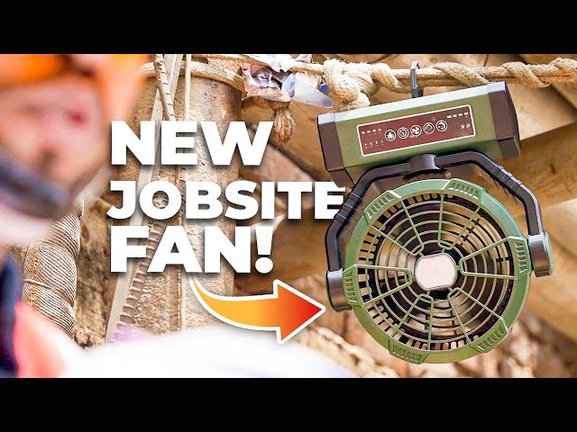 Stay Cool On Jobsite With The Frizcol Korbot Portable Fan | Your Ultimate Jobsite Companion