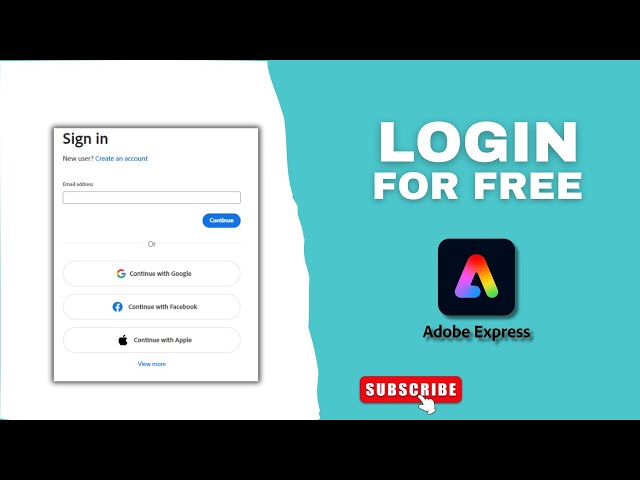 How to Login to Adobe Express For Free