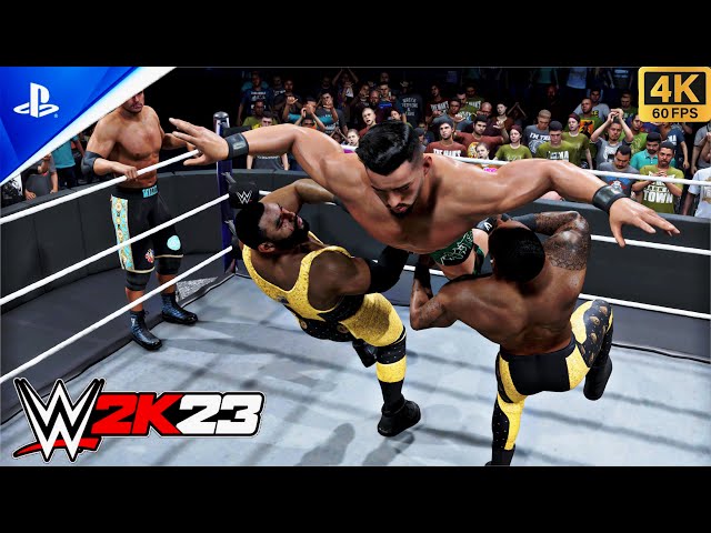 WWE 2K23: Tag Team WAR - Street Profits vs. Austin Theory & Grayson Waller | PS5 [4K]