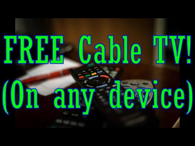 Free Cable TV and Live TV Local Stations (updated)