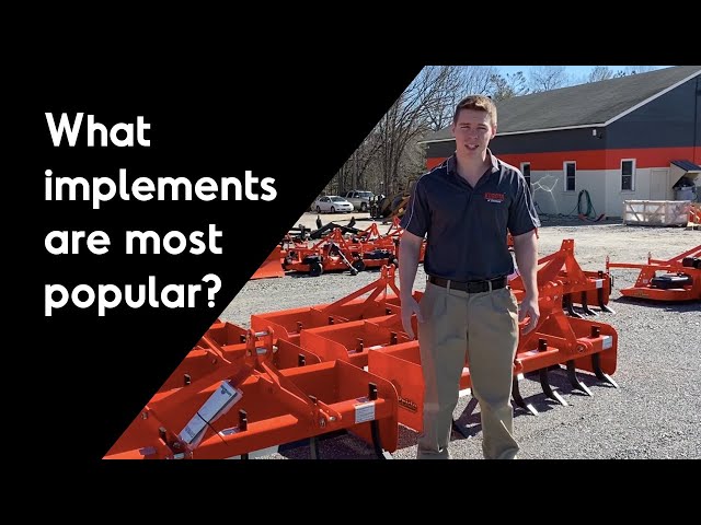 Which implements are most popular?