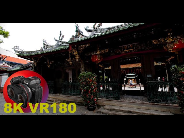 THIAN HOCK KENG TEMPLE SINGAPORE CHINESE MAZU part 1 8K/4K VR180 3D (Travel Videos/ASMR/Music)