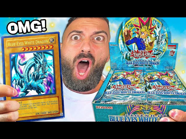 Yugioh's $5,000 Blue Eyes White Dragon Box Reprinted 25 Years Later!