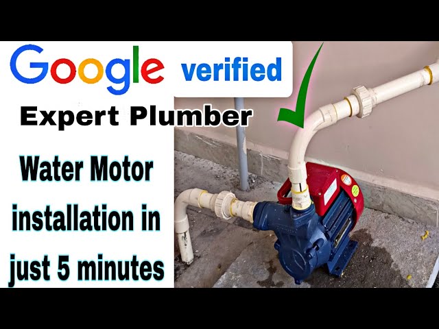 Water Motor Pump Fitting #plumbing #watermotor #plumber