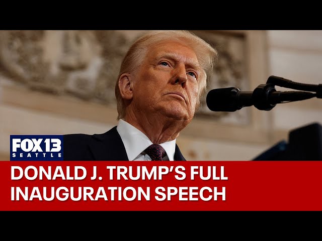 Donald Trump's full speech on Inauguration Day 2025