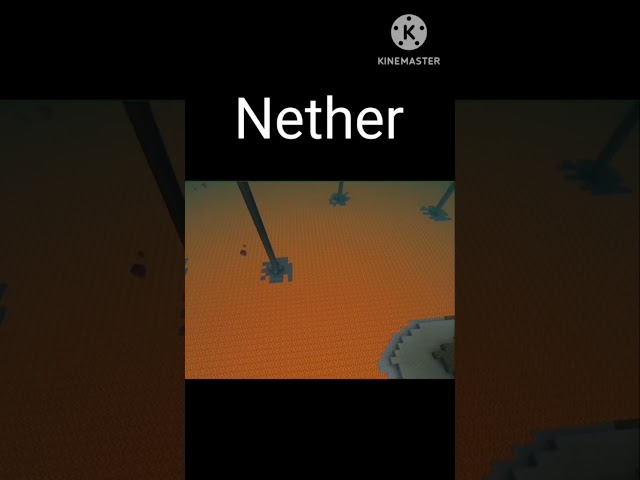 Minecraft Overworld vs Nether vs End .....