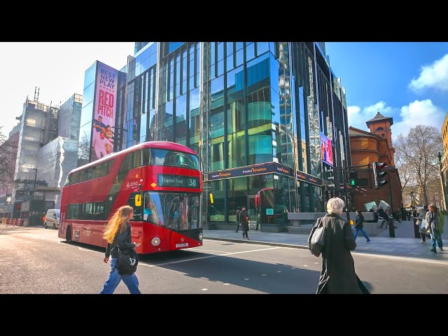 A Sunny London Late Morning Walk | Exploring London, England [4K HDR]