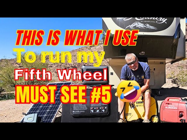 5 Ways I Power My 5th Wheel for Off Grid Travel & Camping  RV Power Supplies - RV Lifestyle Off Grid