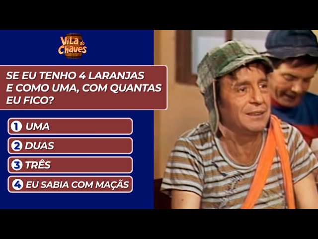 QUIZ do CHAVES #01 ✅ | VOCÊ SABE TUDO sobre O SERIADO?!