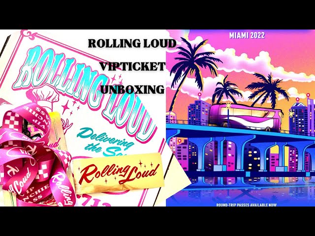 VLOG 23 | UNBOXING $1500 VIP ROLLING LOUD MIAMI TICKETS