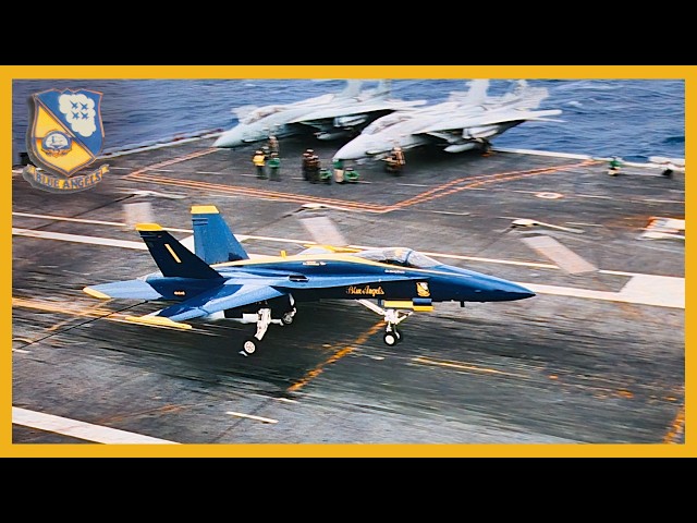 That ONE time a Blue Angel landed on a Carrier