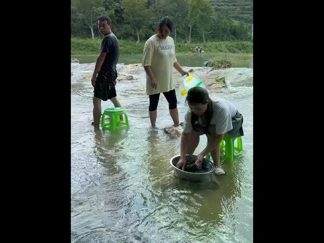 The woman started a fight and made two people fight.#funny #dailylife #funnycouple #rurallife