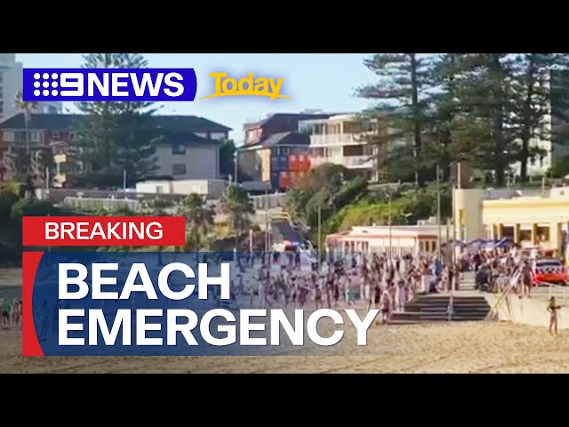 Emergency response at Cronulla beach in Sydney | 9 News Australia