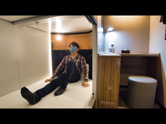 Japan"s famous capsule hotel with high quality food | Dormy Inn Korakuen