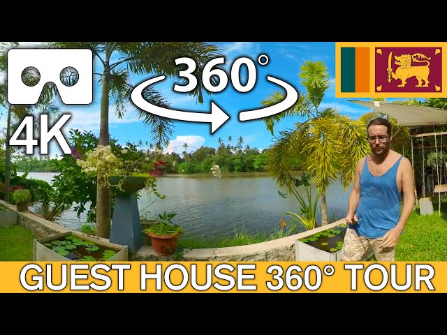 SRI LANKA TRAVEL VLOG 🇱🇰 Nice villa in Weligama | Room tour 360 video