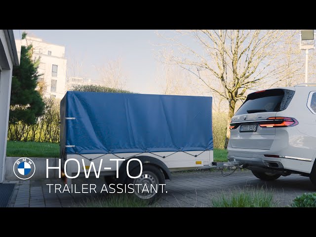 How-To Use the BMW Trailer Assistant.