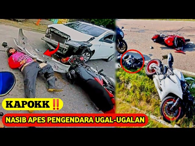 Beginilah Nasib Pengendara Ugal Ugalan - Rekaman Kejadian Tak Terduga Di Jalan!!!