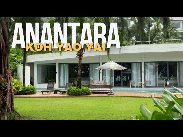 Luxury villas and infinity pool penthouse at Anantara Koh Yao Yai