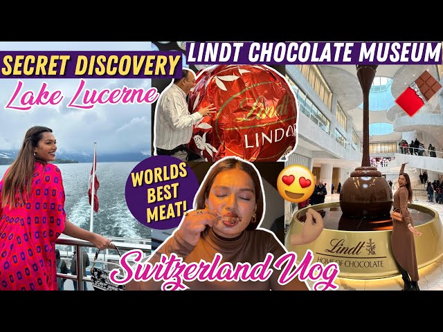 Discovering HIDDEN spots in SWITZERLAND with Family! Lindt Chocolate Museum #TravelWSar