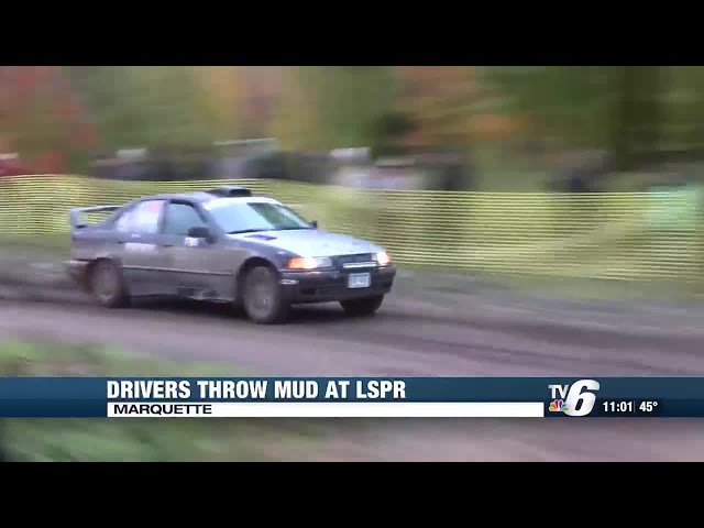 Rally drivers threw mud and gravel at LSRP race