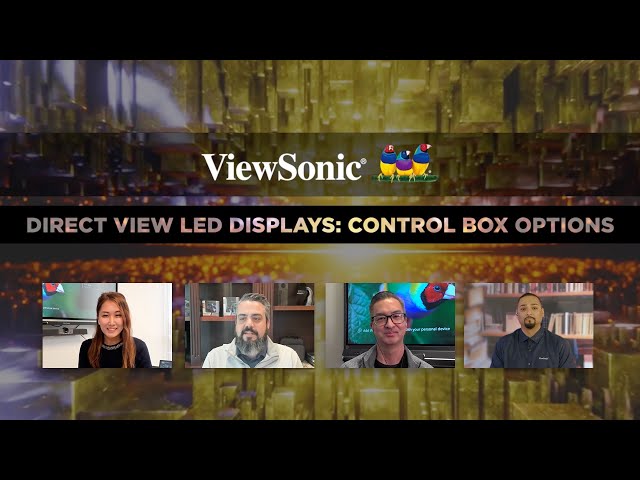 ViewSonic Direct View LED Displays: Control Box Options