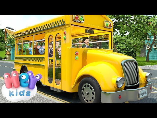 As Rodas do Ônibus Gira Gira 🚌 Desenho Infantil | HeyKids - Música Infantil