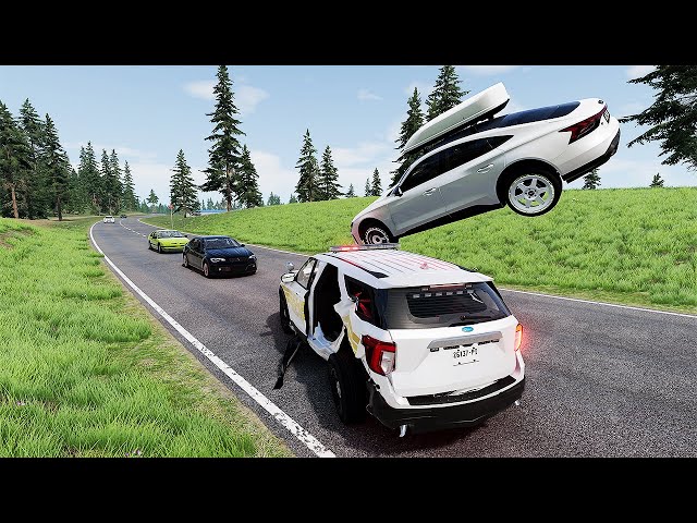 Cars VS Traffic Accident #12 High Speed Cars Crashes - BeamNG Drive