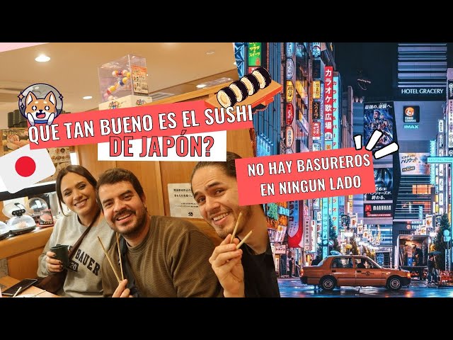 PROBANDO SUSHI EN JAPÓN/ DE COMPRAS/ NOS VAMOS A COREA!