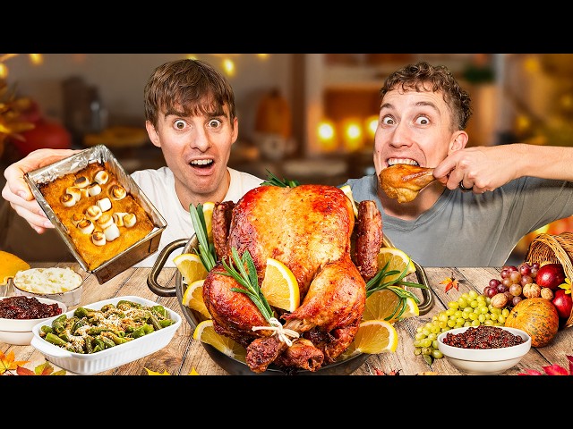 Two Brits try Real Thanksgiving!