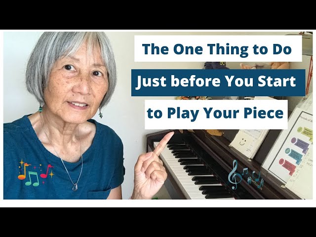 The One Thing You Should Do Right Before You Start Playing