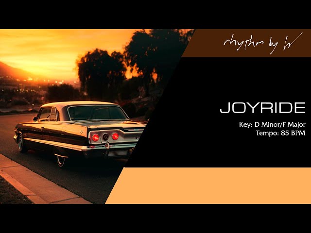 [FREE] Rhythm by W - Joyride (West Coast Style Hip-Hop/R&B Beat, 85 BPM)