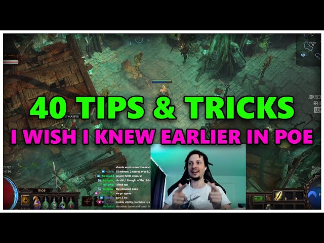 [PoE] 40 Path of Exile Tips & Tricks - Things I wish I knew earlier - Stream Highlights #658