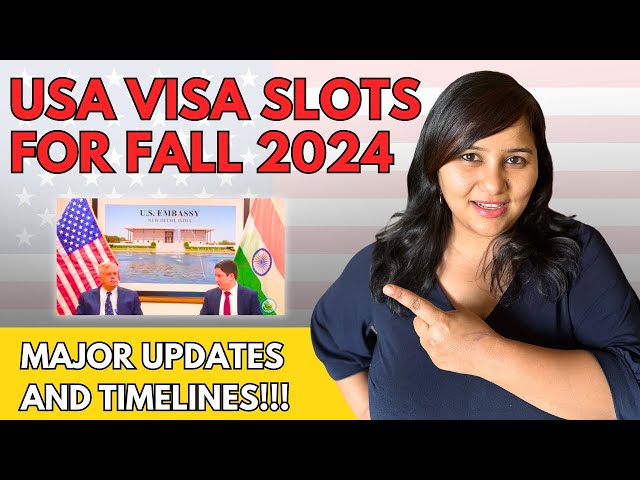 ‼️USA Visa Slots for Fall 2024 | Latest updates, timelines, how to fix portal errors | F1, J1🇺🇸⚠️