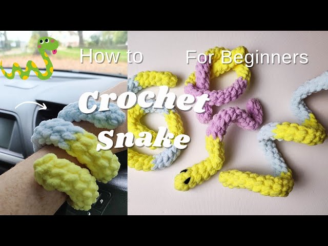 Crochet. How to Crochet Snake For Beginners Easy Pattern. Quick and Easy Amigurumi for Beginners.