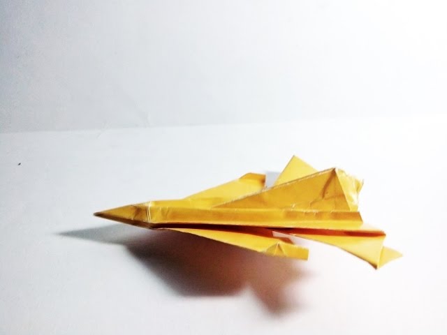 Origami Paper Plane F-19 (Step by step)