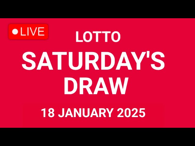 The National Lottery Lotto Draw Live results from Saturday 18 January 2025 | tonight's lotto