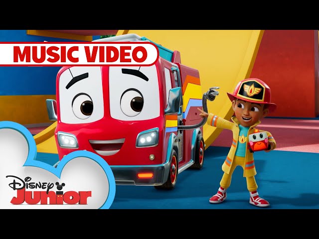 I'm a Firefighter | Music Video | Firebuds |  @disneyjr