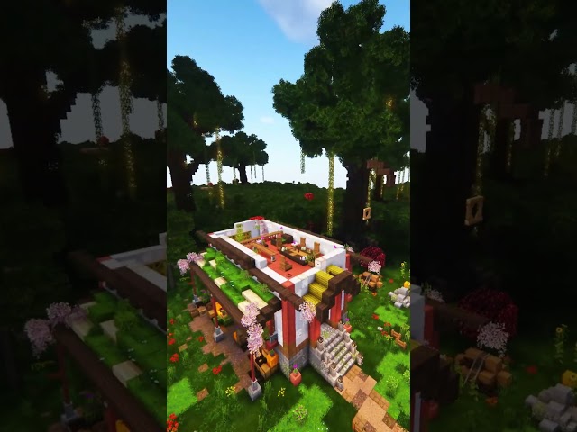 Fantasy Overgrown House || Minecraft Timelapse #minecraft