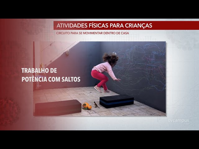 Atividades físicas em casa para crianças