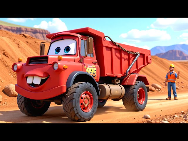 Fun This Build Trucks Animation English Song Learn Lyrics Child Nursery Rhymes+Kids Songs