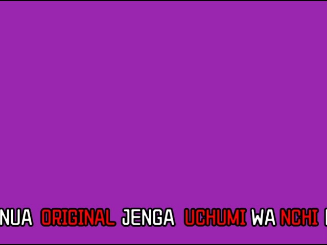 NUNUA ORIGINAL JENGA UCHUMI WA NCHI NA WASANII . . . . (2)