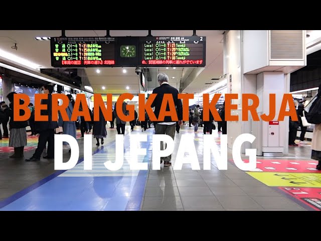 1 JAM Perjalanan Menuju TEMPAT KERJA Di Jepang