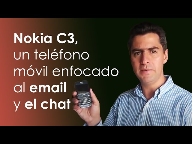 Nokia C3, un teléfono móvil enfocado al email y el chat