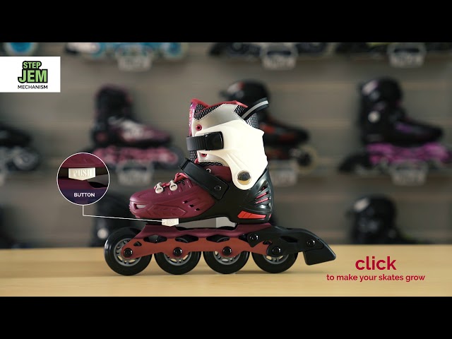 STEP JEM mechanism - Junior adjustable skates