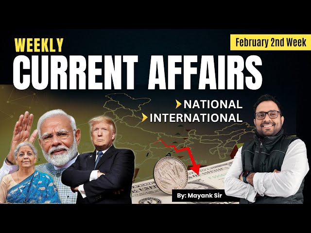 Weekly Current Affairs | February 2025 | By Mayank Sir #currentaffairs #gk #gs #bankingexams #ssc