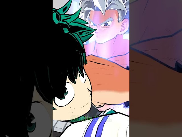 Goku Vs Deku With Subtle Foreshadowing #dragonball #myheroacademia #jujutsukaisen #vrchat #gaming